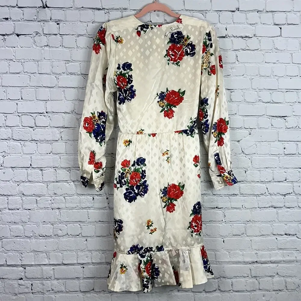 TORY BURCH Printed Silk Wrap Dress 2 NWT*